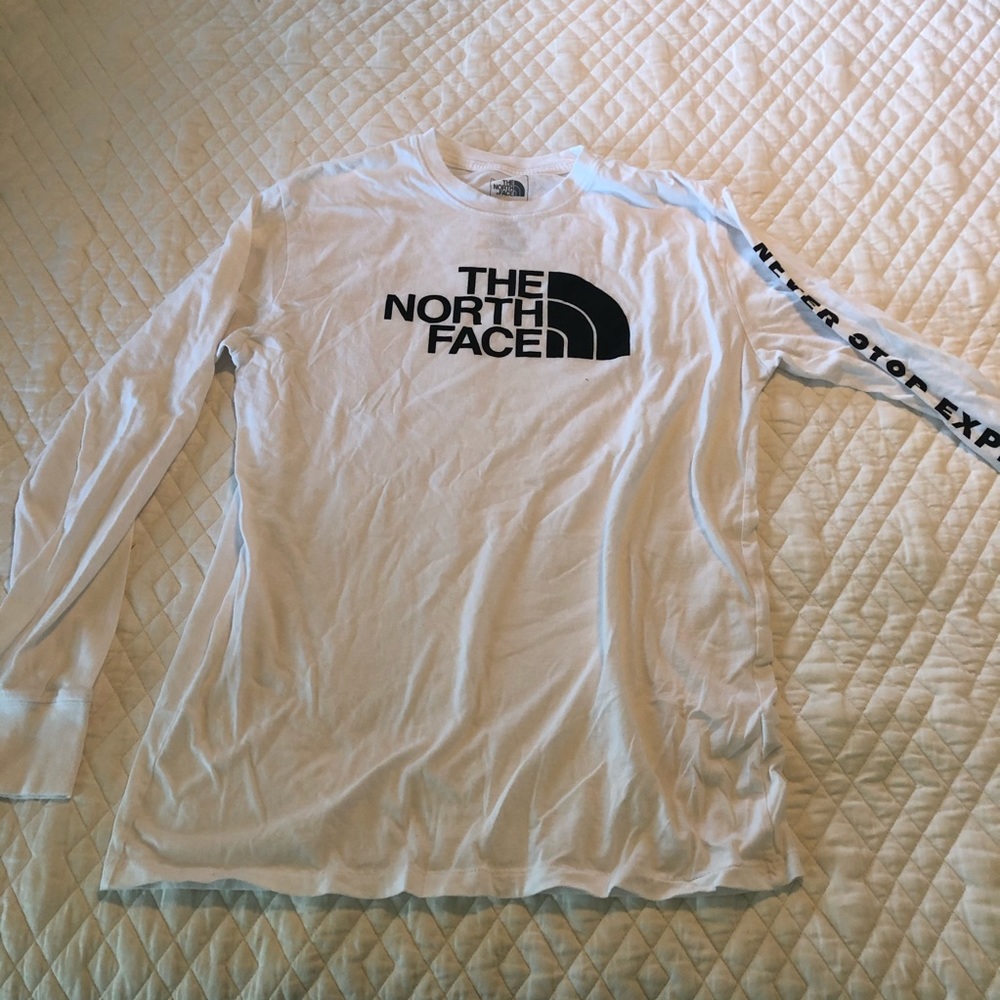 North Face Longsleeve White